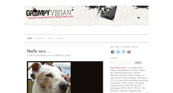 Desktop Screenshot of grumpyvegan.com